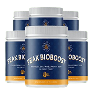Peak Bioboost bottles six